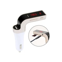 Picture of Carg7 Car Kit Fm Transmitter with Usb, White