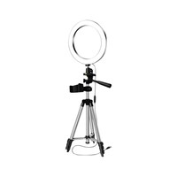 Picture of Photography Ring Light With Stand, Silver & Black