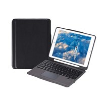 Wireless Bluetooth Keyboard Touch Pad with Apple Pencil Holder for iPad Air 2