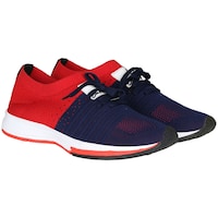 Empression Men's Flynet Sport Shoes, EMPS805661, Size 6, Red & Blue