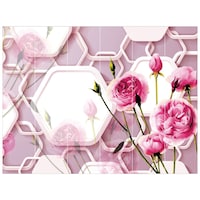 Picture of Creative Print Solution Roses Wall Wallpaper, BPBW-008, 275X366 cm, Pink
