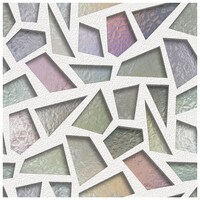 Creative Print Solution Shattered Glass Wall Wallpaper, 244X41 cm, Multicolour