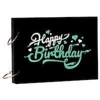 Picture of Creative Print Solution Happy Birthday Theme Scrapbook Kit, 8.5x6 Inches, Black