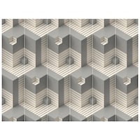 Picture of Creative Print Solution Diagonal Wall Wallpaper, BPBW-007, 275X366 cm, Multicolour