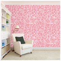 Creative Print Solution Flower Petals Wall Wallpaper, BPW264, 244X41 cm, Pink