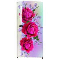 Picture of Creative Print Solution Roses Single Door Fridge Sticker, BPSF159, 49 Inches, Multicolour