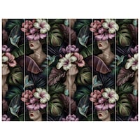 Picture of Creative Print Solution Flowers Wall Wallpaper, BPBW-013, 275X366 cm, Multicolour