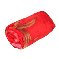Picture of Safari Premium Korean Style Blanket Flower Print, Red - 160X220 Cm