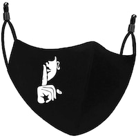 Picture of eWeft Silence Printed Mask, 2 Layer, Black & White