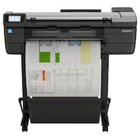 Picture of Hp Multifunction Designjet Printer, T830 24-IN, Black