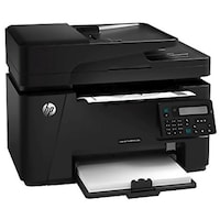 Picture of Hp Pro Multifunction Laserjet Printer, M128FN, Black