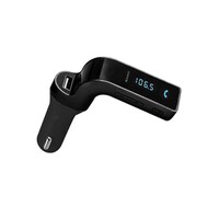CARG7 Bluetooth FM Transmitter W/ Charger, Black