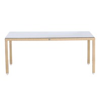 Ambar Premium Dining Table, Beige, 180 x 90cm