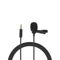 Picture of Omni-directional Electret Condenser Lavalier Microphone with 3.5mm TRRS 6m Cable