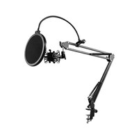 Microphone Scissor Arm Stand With Filter