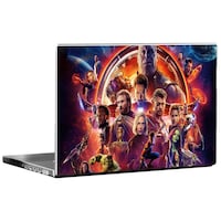 Picture of PIXELARTZ Super Heroes Avengers Printed Laptop Sticker, PXL0461174, Multicolour