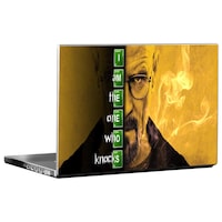 Picture of PIXELARTZ Breaking Bad Printed Laptop Sticker, PXL0461195, Multicolour