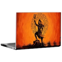 Picture of PIXELARTZ Lord Shiva Printed Laptop Sticker, PXL0462590, Multicolour