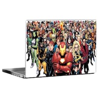 Picture of PIXELARTZ Super Heroes Avengers Printed Laptop Sticker, PXL0461169, Multicolour