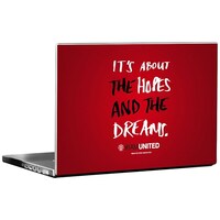 Picture of PIXELARTZ I Am United Quote Printed Laptop Sticker, Red