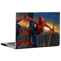 Picture of PIXELARTZ Spider Man Printed Laptop Sticker, PXL0462594, Multicolour