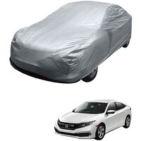 Picture of Kozdiko Car Body Cover with Buckle Belt for Honda Civic, KZDO393465, Silver