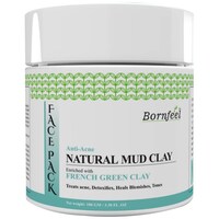 Bornfeel French Green Clay Face Pack, 100 gm
