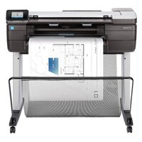 Picture of Hp Designjet Multifunction WiFi Plotter Printer, T830 36, Black and Grey