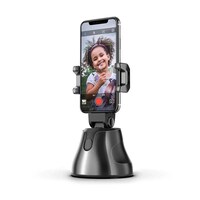 360°Cradle Head Selfie Smart Shooting Camera Phone Mount, Black