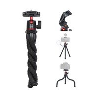 Picture of Andoer 360° Flexible Tripod Octopus Spider Stand Holder Head, Red/Black