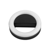 Picture of LED Flash Ring Shape Selfie Light, Black