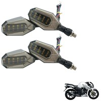 Picture of Kozdiko LED DRL Lamp Signal Indicators Lights for Royal Enfield Classic 350, KZDO393202, Multicolour, Set of 4