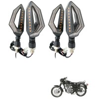 Picture of Kozdiko Bike Indicator Light for Royal Enfield Bullet Electra Twinspark, KZDO393211, Multicolour, Pack of 4