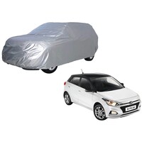 Picture of Kozdiko Car Body Cover with Buckle Belt for Hyundai Elite I20, KZDO393217, Silver