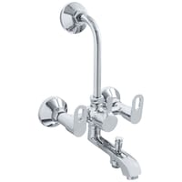 Picture of Rocio 3-in-1 Telephonic Wall Mixer, 9.5 inch, Silver
