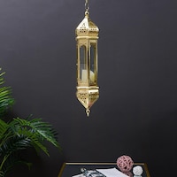 Pan Hanging Decorative Altmar Hanging Lantern, Gold