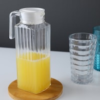 Picture of Pan Enzo Glass Jug with Lid, Clear, 1.3L