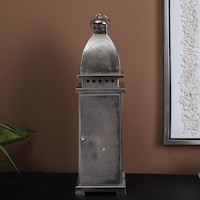 Pan Premium Decorative Saaleha Lantern, Silver