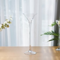 Pan Martin Glass Vase, Clear