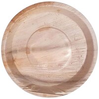 Nisarga Eco Products Round Plate, NISECO741762, 8inch, Beige