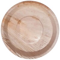Nisarga Eco Products Round Plate, NISECO741761, 10inch, Beige