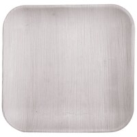 Nisarga Eco Products Square Plate, NISECO741770, 6 x 6inch, White