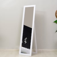 Pan Preystin Cheval Mirror, White, 40 x 150cm