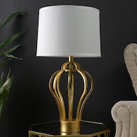 Pan Premium Global Table Lamp, Gold, 38 x 78cm