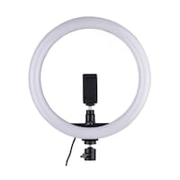 Dimmable Video Shooting Led Ring Photography Light, Black & White