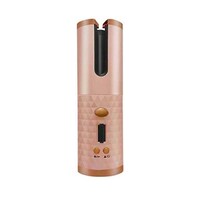 Rechargeable Wireless USB Automatic Hair Curler, Rose Gold
