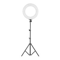 Portable Photography Ring Light With Tripod Stand, Black & White