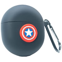 Picture of Mutiny OnePlus Silicone Captain America Earbud Case Cover, MU481824, Blue