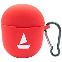 Picture of Boat Silicone Boat Logo Printed Earbud Case Cover, MU481906, Red