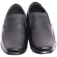 Empression Men's Leather Moccasins Shoes, EMPS805692, Black